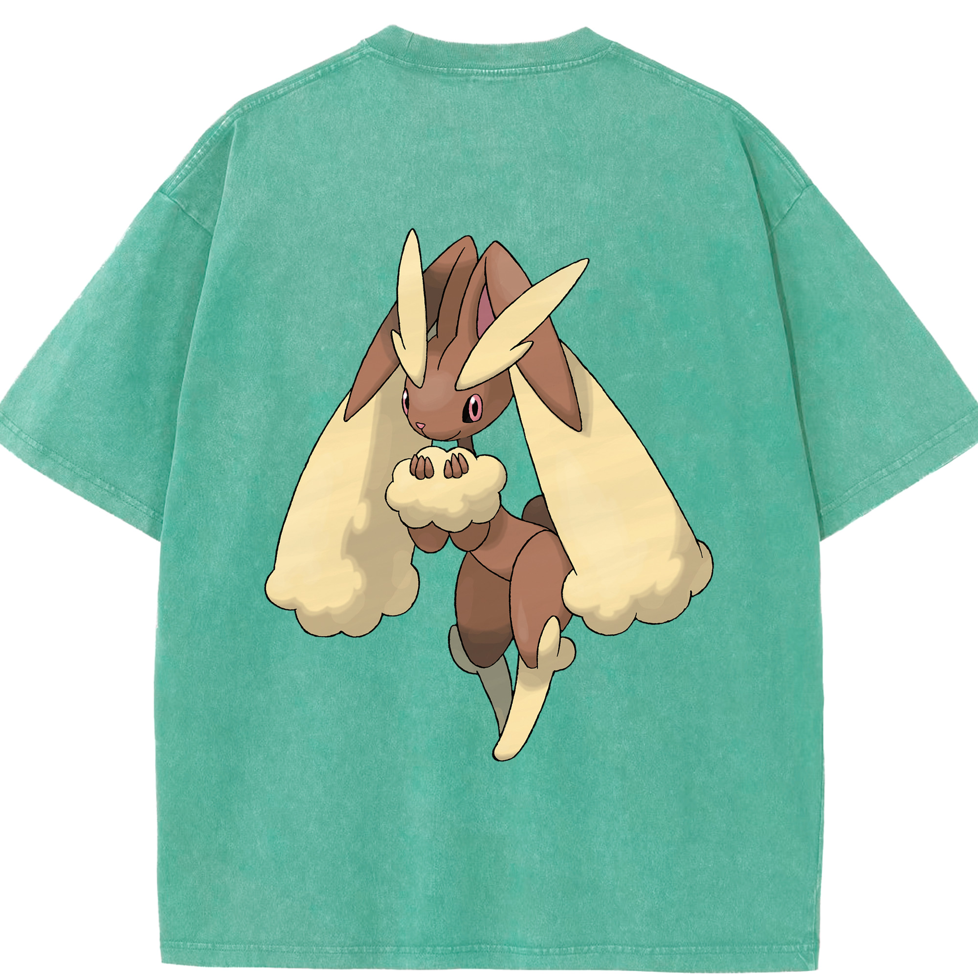（画像用） ポケットモンスター Pokémon 綿100% ヴィンテージ風 半袖Tシャツ（背面プリント）
